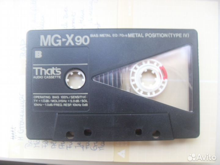 Аудиокассета Thats (That'S) MG-X 90