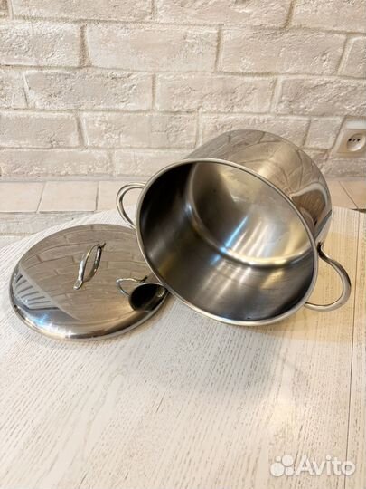 СССР кастрюля из нержавейки бу 3 литра