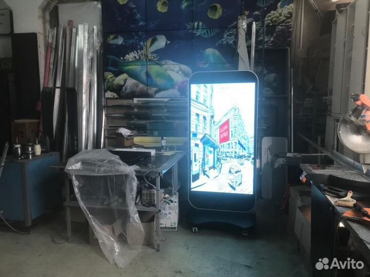 Светодиодный Экран-пилон-стенд-стелла для рекламы