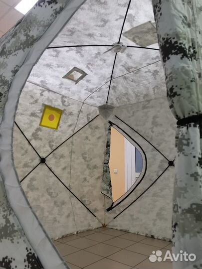 Палатка куб Улов утепленная для зимней рыбалки