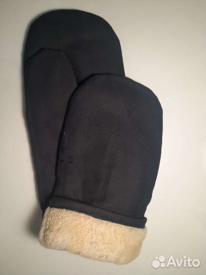 Варежки натуральный мех