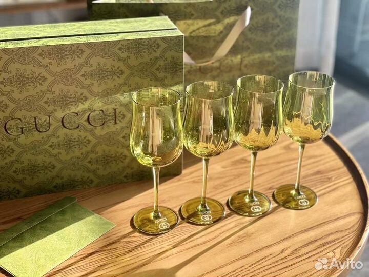 Фужеры бокалы Gucci Гуччи