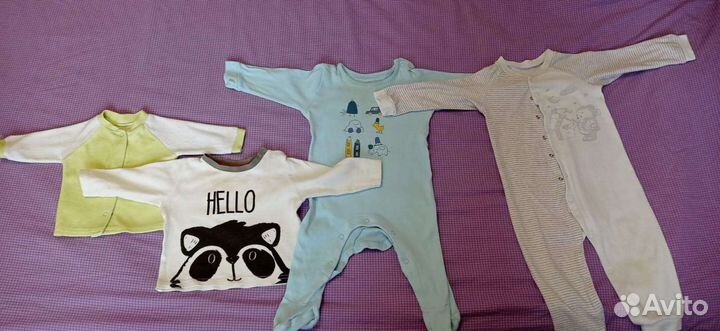 Одежда для малышей 0+ пакетом