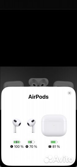 Наушники apple airpods 3