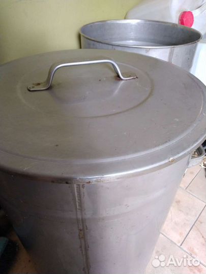 Бочка из пищевой нержавейки с краном