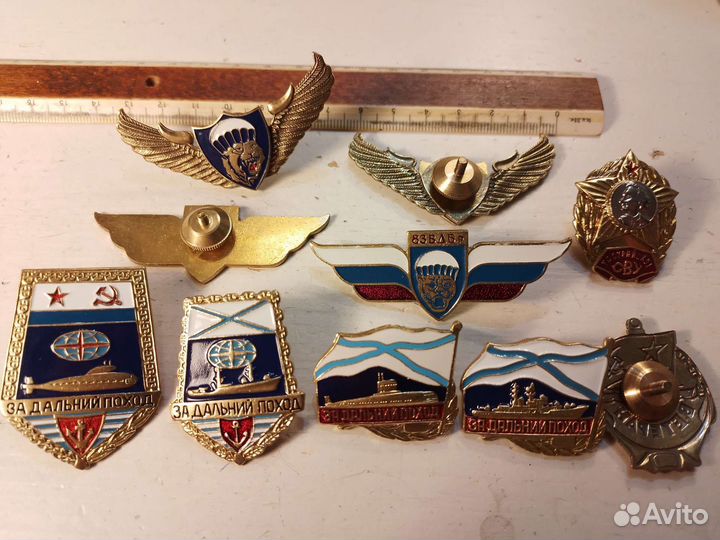 Знаки тяжёлые бронза значки на винтах эмаль