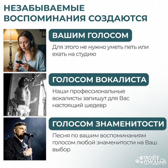 Песня на заказ под ключ / Песня вашим голосом
