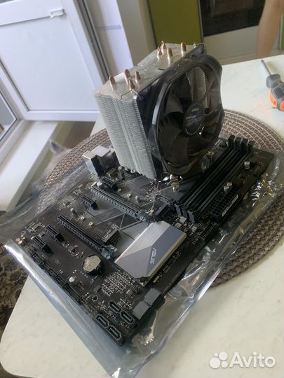 Комплект asus prime h370-a, intel core i3 9100f