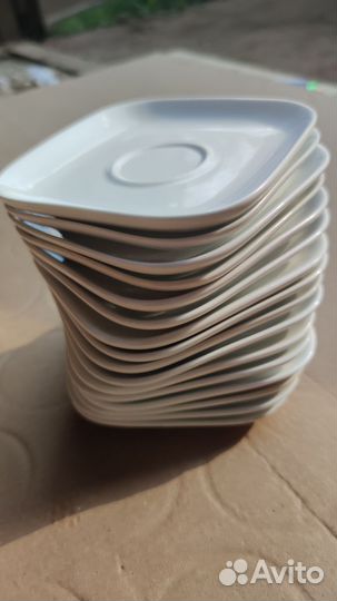 Блюдце, тарелка квадратная, посуда для чая, кофе