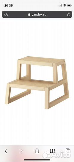 Детская табурет-лестница IKEA