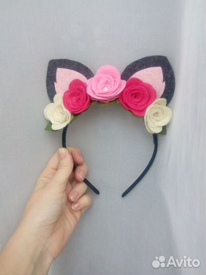 Ободок с ушками