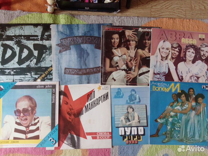 Ретро пластинки лейблов Pepita, Polydor, Мелодия