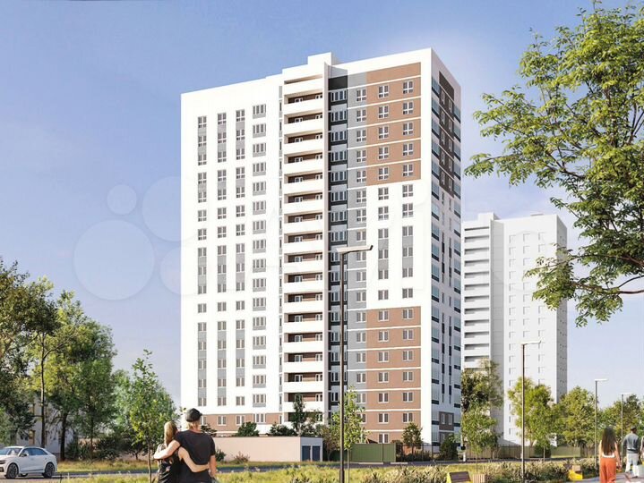 2-к. квартира, 60,5 м², 13/18 эт.