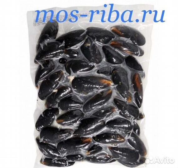 Мидии в раковине 1кг