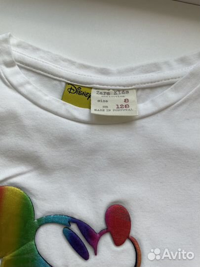 Футболка zara для девочки 128