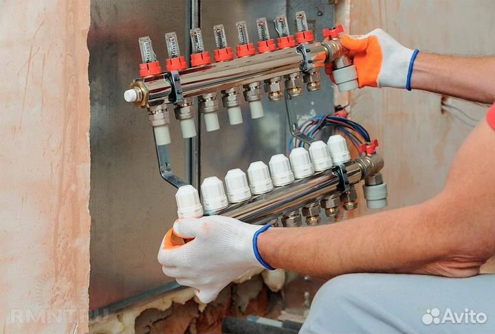 Монтаж водоснабжения, отопления