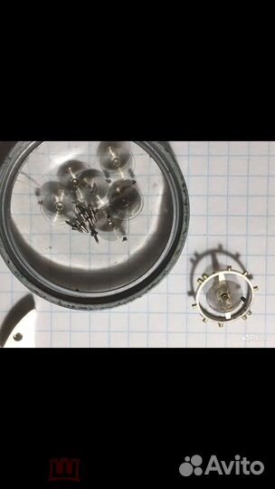 Ось баланса часы Кировские, 2 часовой. маяк, Агат