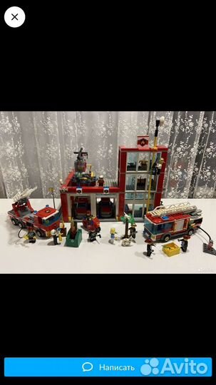 Lego пожарная станция