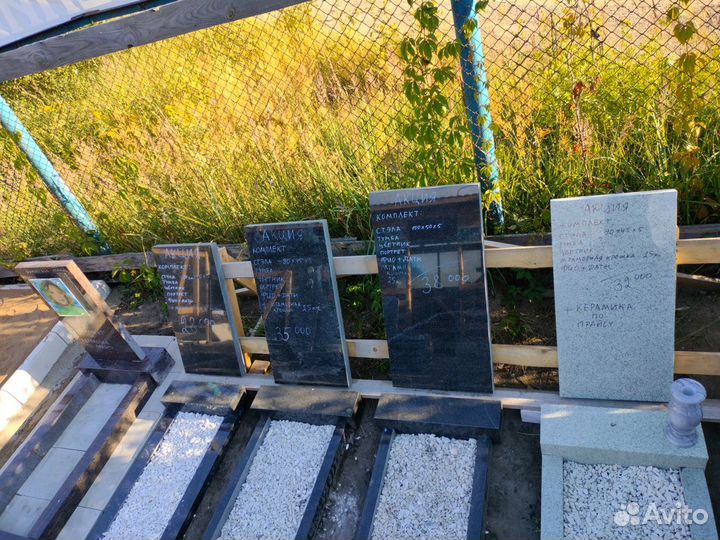 Памятник на кладбище мансуровский гранит в Твери