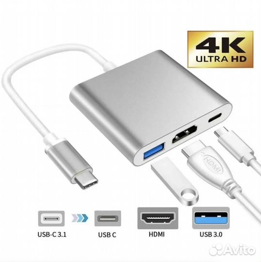 Переходник type-c hdmi