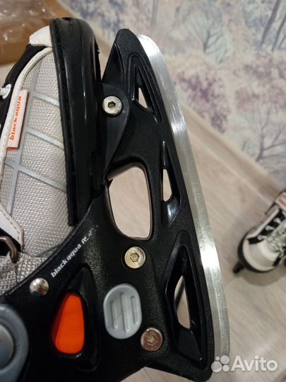 Коньки раздвижные хоккейные детские размер 29-32