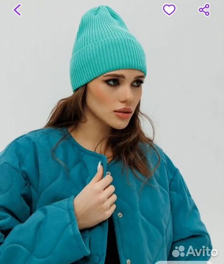 Шапка бини женская