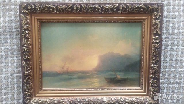 Картина копия Айвазовского маслом