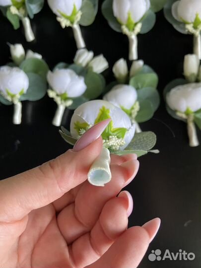 Свадебная бутоньерка