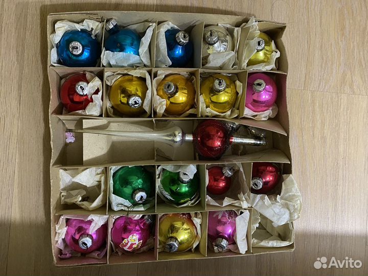 Новогодние игрушки Германия 1970