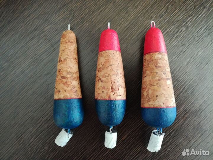 Пробковый поплавок для рыбалки на верховой настрой