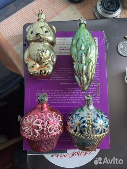 Елочные игрушки СССР