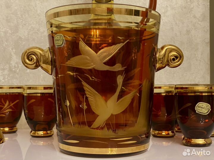 Богемия. Посуда Egermann Чехословакия Винтаж