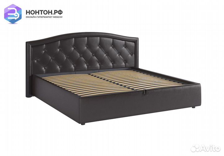 Кровать Верона 1.8 м темно-коричневая