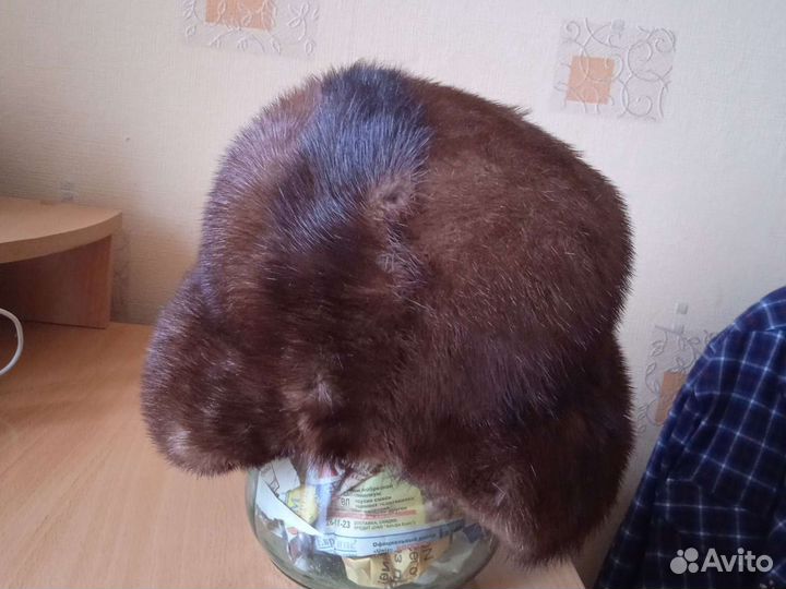Шапка норковая женская бу