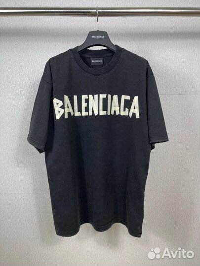 Футболка balenciaga оверсайз