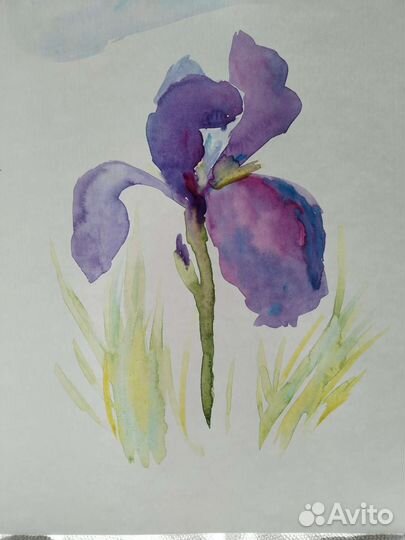 Скетч. Акварельная картина