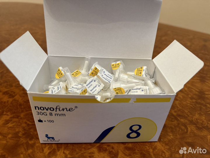 Иглы Novofine 30G/8мм, д/шприц-ручки, до 12.2024г