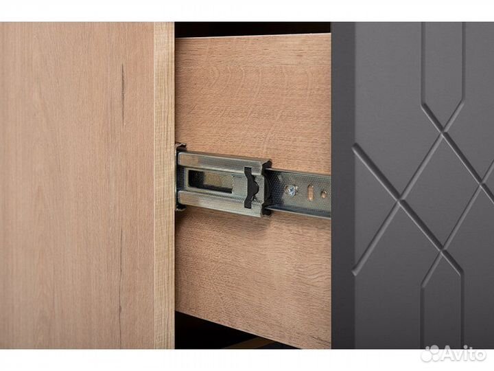 Тумба прикроватная Теджонс Deco Grafit