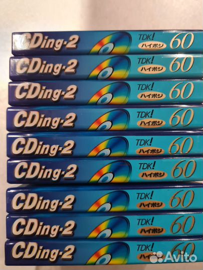 Аудиокассета TDK CDing-2 japan