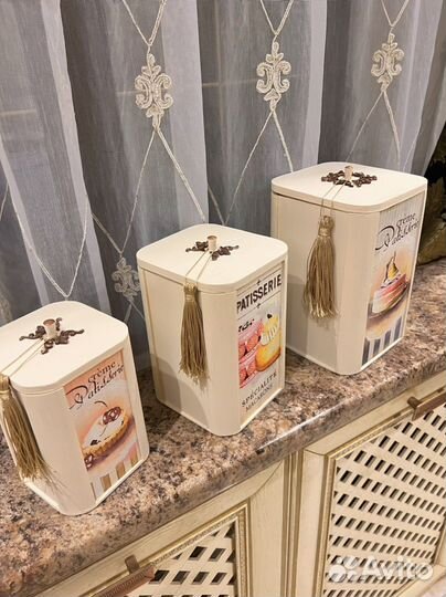 Деревянные банки для кухни