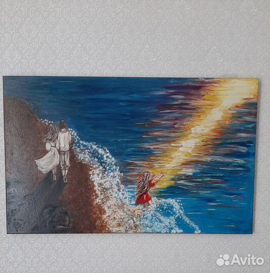 Картина холст на раме 50х80 см