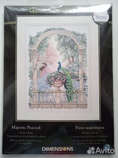 Набор для вышивания крестом dimensions