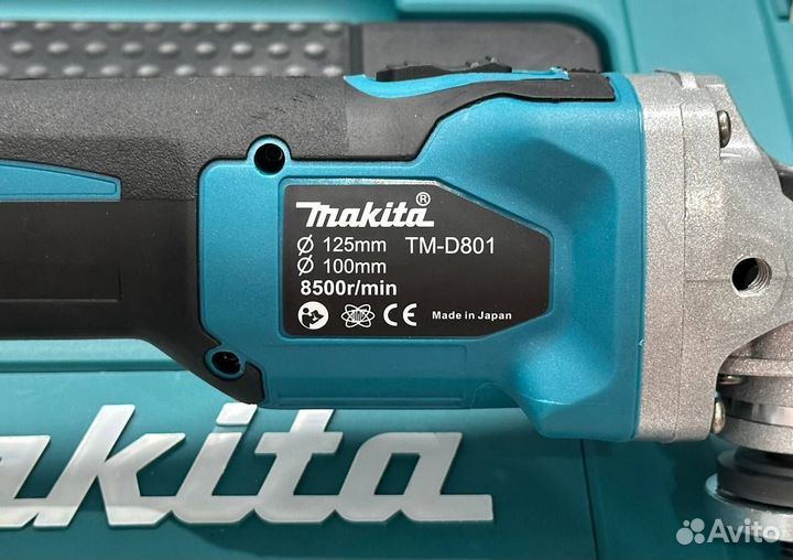 Аккумуляторная болгарка Makita 125мм (Арт.17891)