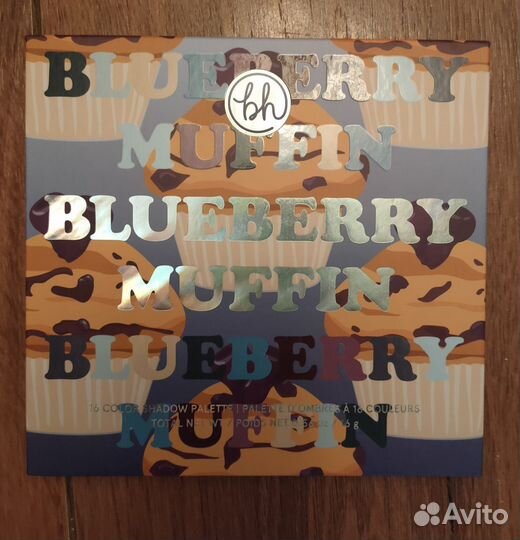 Палетка теней BH cosmetics - Blueberry muffin бу
