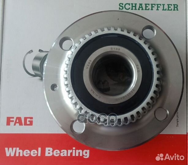 Ступица с подшипником задняя +ABS, VW polo III