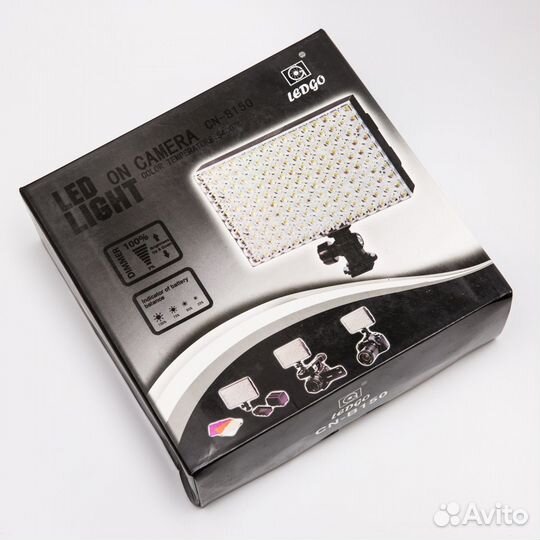 Накамерный видеосвет CN-B150 (LedGo) новый