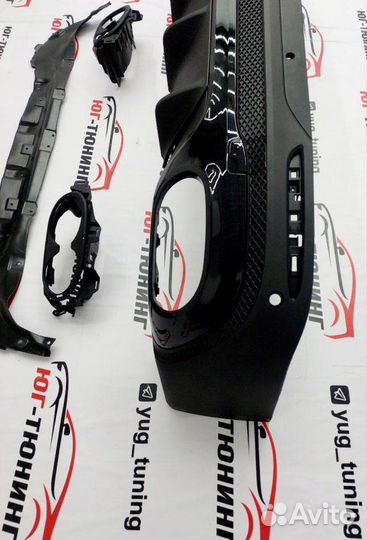 Диффузор GLB-class X247 в стиле GLB45 AMG Mercedes