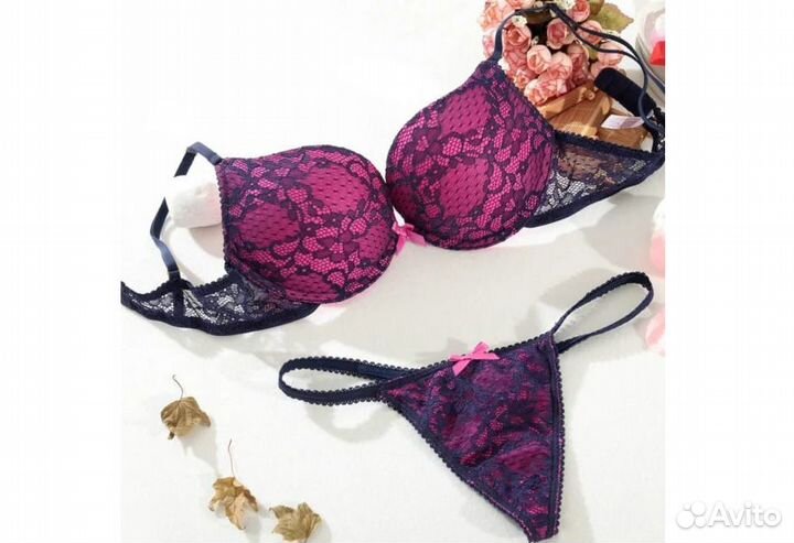 Комплект фиолетово-черный 75B-42