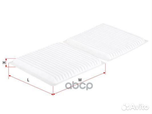 CA13010 фильтр салона Subaru Legacy 2.0/2.5 98