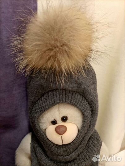 Новая шапка-шлем р 48-50